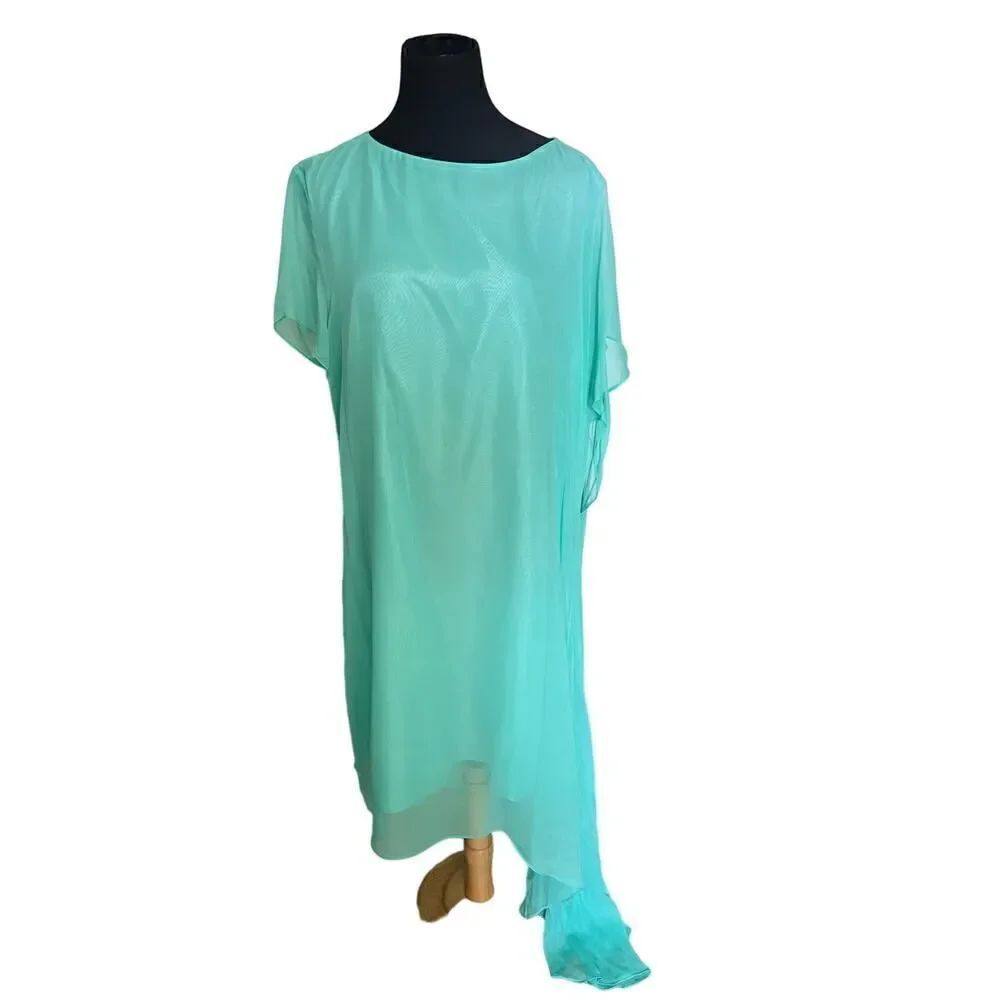 GRAMERCY ATELIER TEAL DRESS